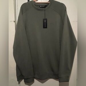 Travis Mathew Men's Charcoal Crewneck Sweater